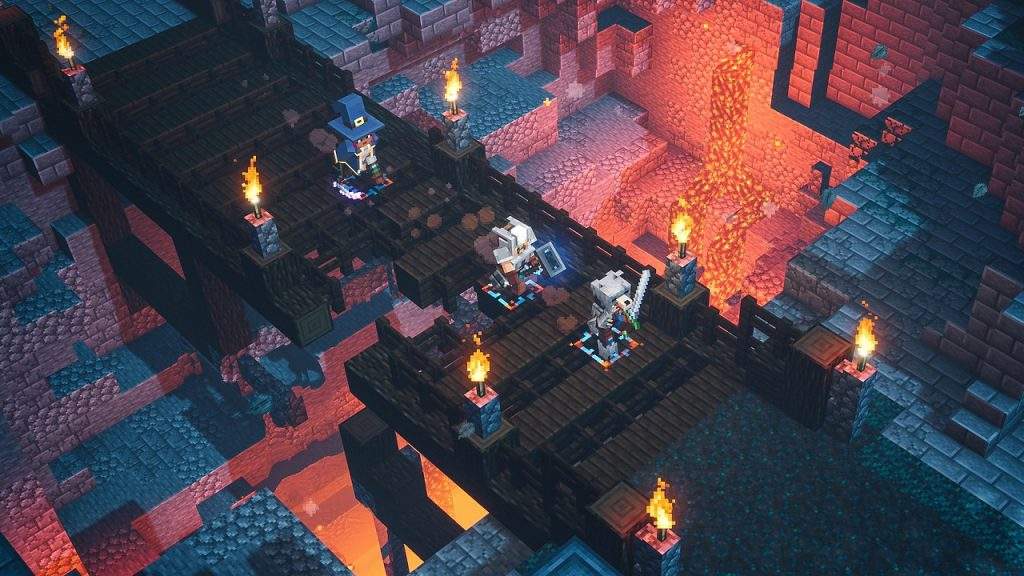 دانلود بازی Minecraft Dungeons ماینکرافت سیاه چاله ها