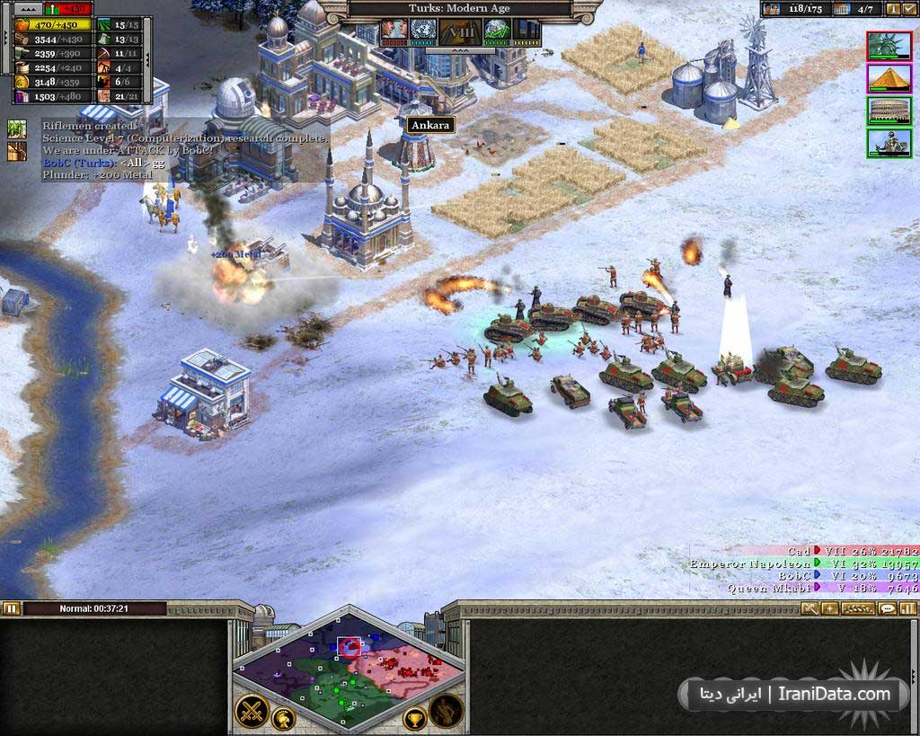 دانلود دوبله فارسی Rise of Nations: Thrones and Patriots