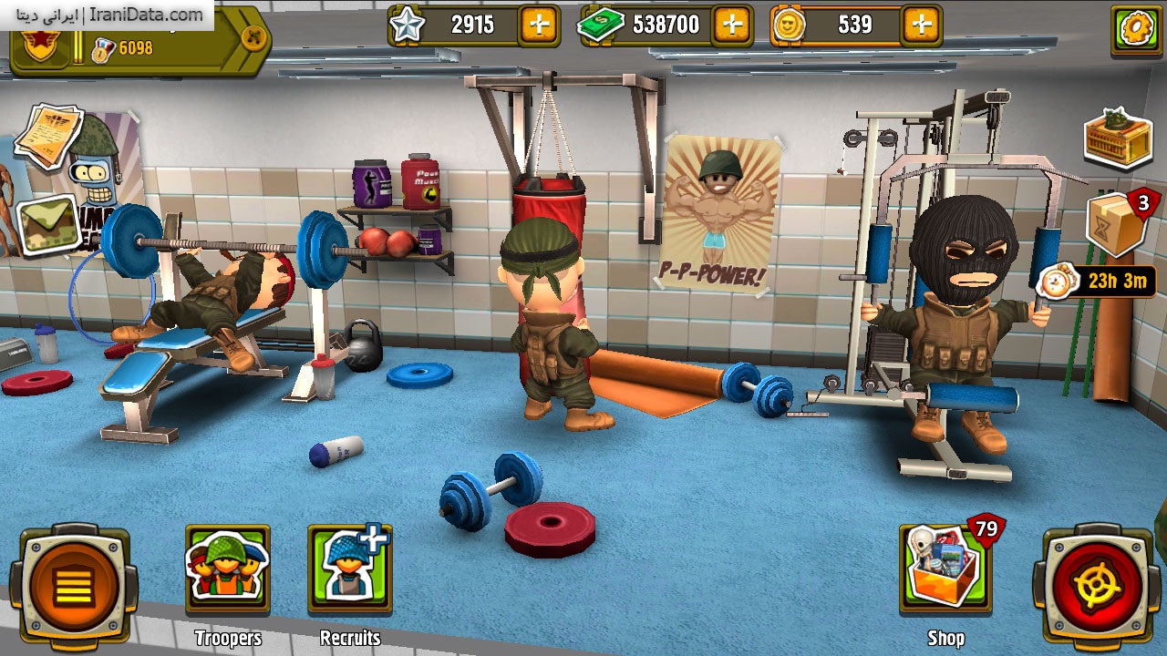 دانلود بازی Pocket Troops 1.34.2 برای اندروید سربازان جیبی +